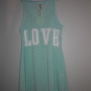 LOVE Tank tops